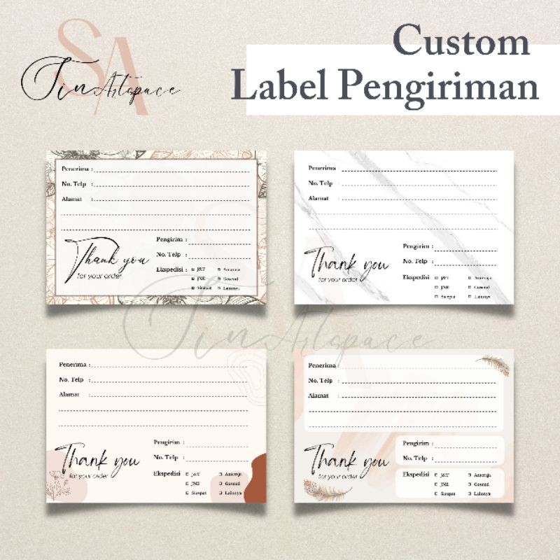 

Cetak Stiker Label Pengiriman Olshop, Custom Label Pengiriman Olshop