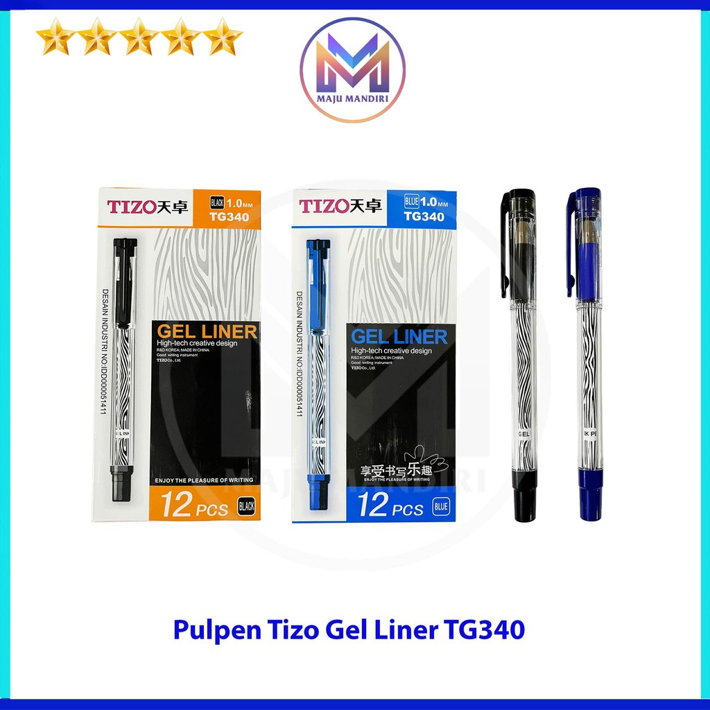 

Pen Tizo Gel Liner TG-340 1.0mm / Pulpen Geliner TG340 / Gel Pen