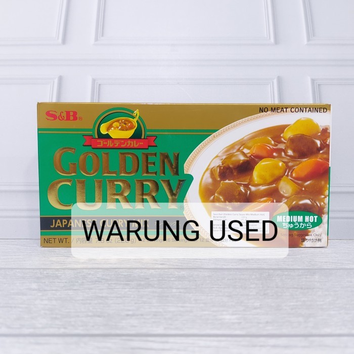 

✨TERLARIS -S&B Golden Curry Japanese Curry Mix HOT / MEDIUM HOT / MILD 220GR - Medium Hot
