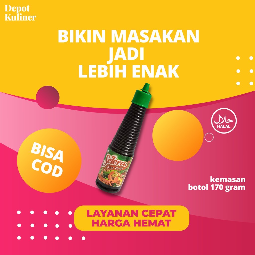 

Selera Saos Tiram 170Gr - Depot Kuliner
