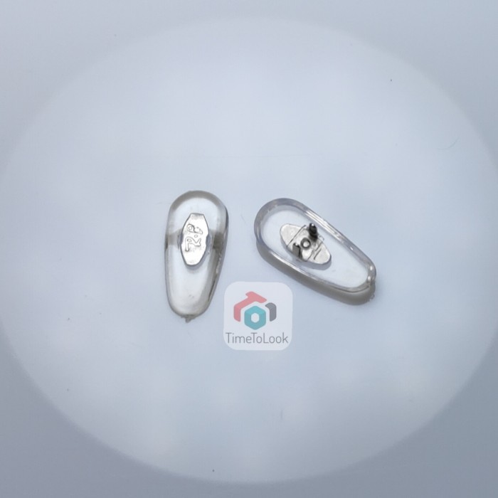 promo ✨ -Nose Pad Bantalan Hidung untuk Kacamata Rayban NosePad Jepit Silicone - Silver1