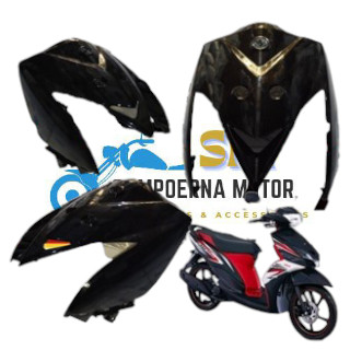 Tameng panel depan mio GT  2013-2014-2015 hitam