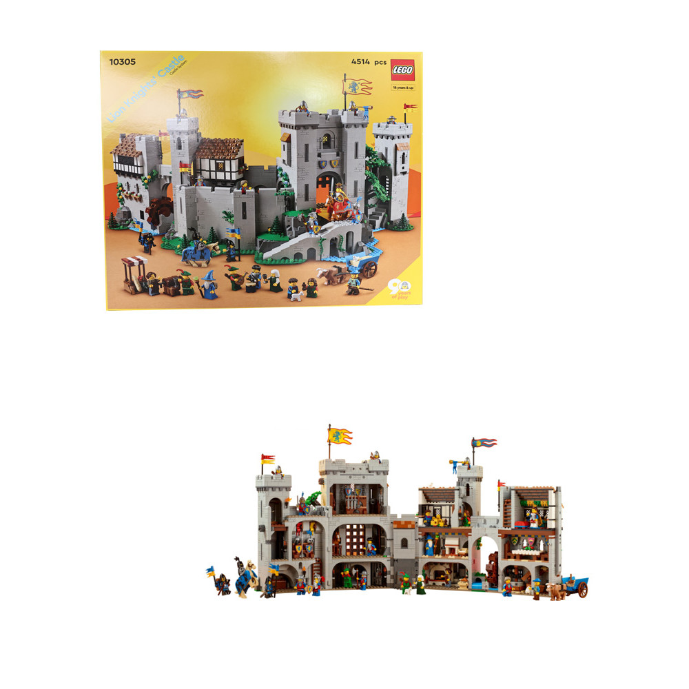 LEGO 10305 Lion Knight's Castle Creative Series Assembled Building Blocks Toy Gift