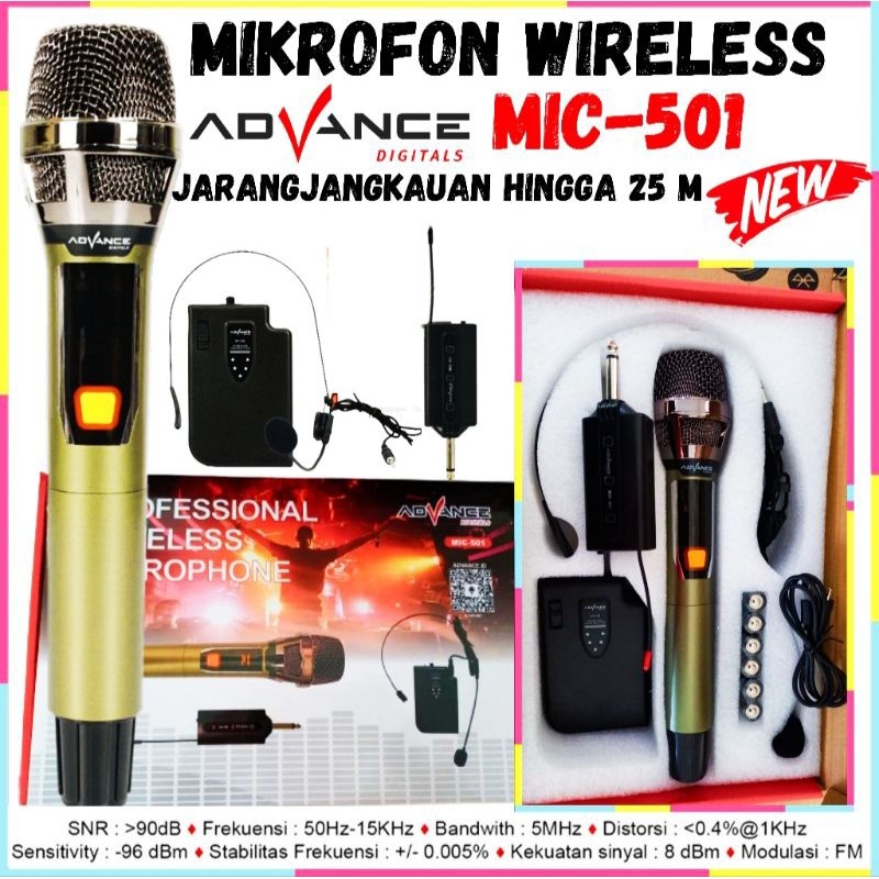 Mic bluetooth wireless Advance 501