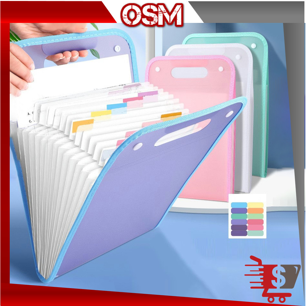 

Online Shopping Mall - S6484 Tas File Transparan dengan Handle / Map Dokumen 13 Sekat A4