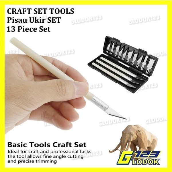 

Alat Pisau Ukir Pahat Sayat Kayu Kulit Acrylic IC Bonsai Mainan Set