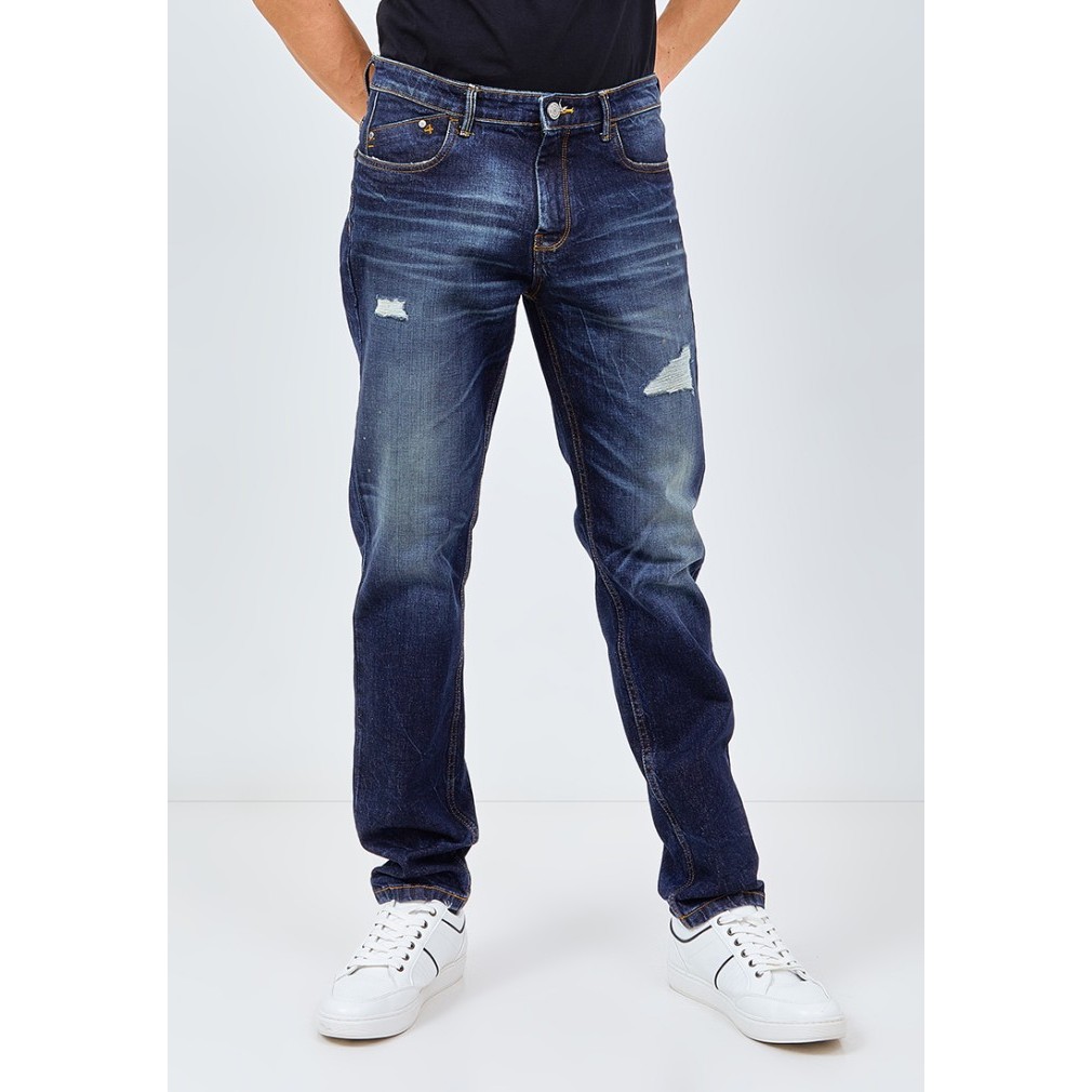 MANZONE Celana Jeans Panjang Denim TROY - BLUE - 34