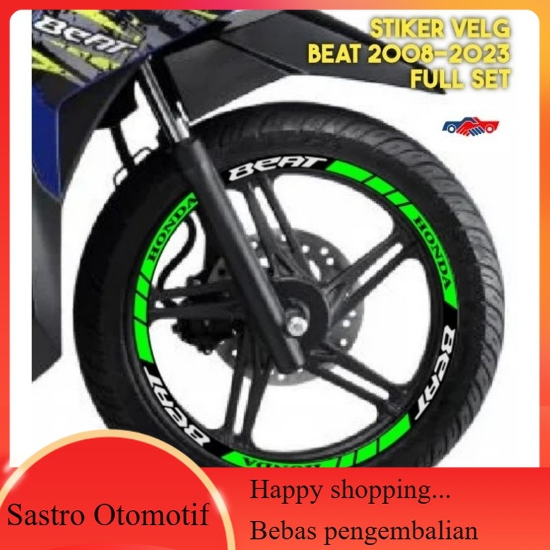 stiker pelek velg motor BEAT BEAT STREET 2023-2008 full set
