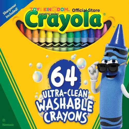 

Toys Kingdom Crayola Krayon Ultra Clean 64Ct Wsh 12Pk 523287 Set Menggambar Set Mewarnai Mainan Seni Mainan Lukisan Mainan Seni Krayon Alat Mewarnai