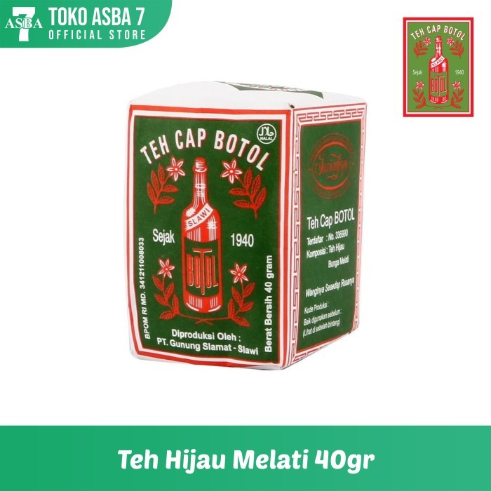 

TEH CAP BOTOL HIJAU 40GR