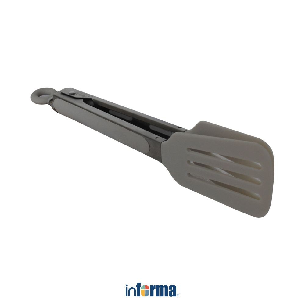 Informa Cooking Color Prun Penjepit Makanan - Abu-Abu Capitan Makanan Serbaguna Tahan Panas Alat Pen