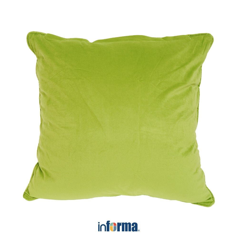 Informa Sarung Bantal Sofa 55X55 cm Velvet - Hijau Cushion Cover Aesthetic Pelindung Bantal Sofa Pil