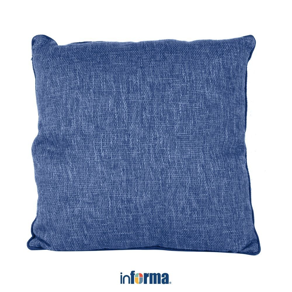 Informa Bantal Sofa Natural Burlap 45x45 cm - Biru Navy Cushion Sofa Bantal Kursi Tamu Bantal Kecil 