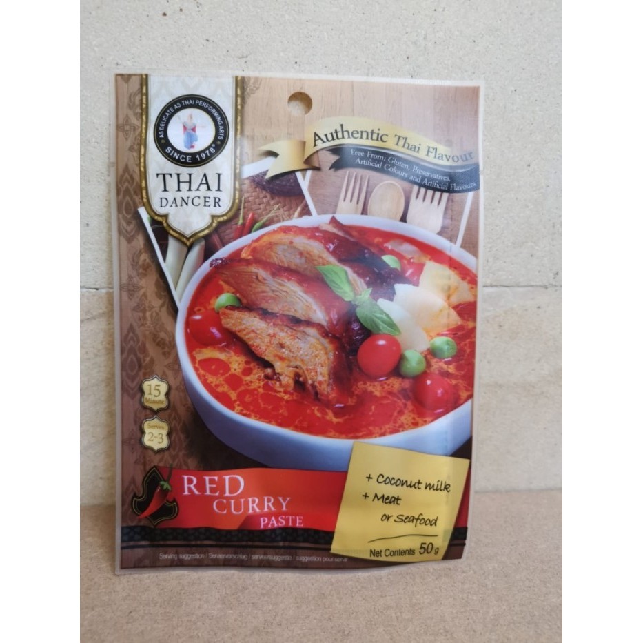 

Thai Dancer Red Curry Paste 50gr/ Pasta Kari Merah/ Thailand Food