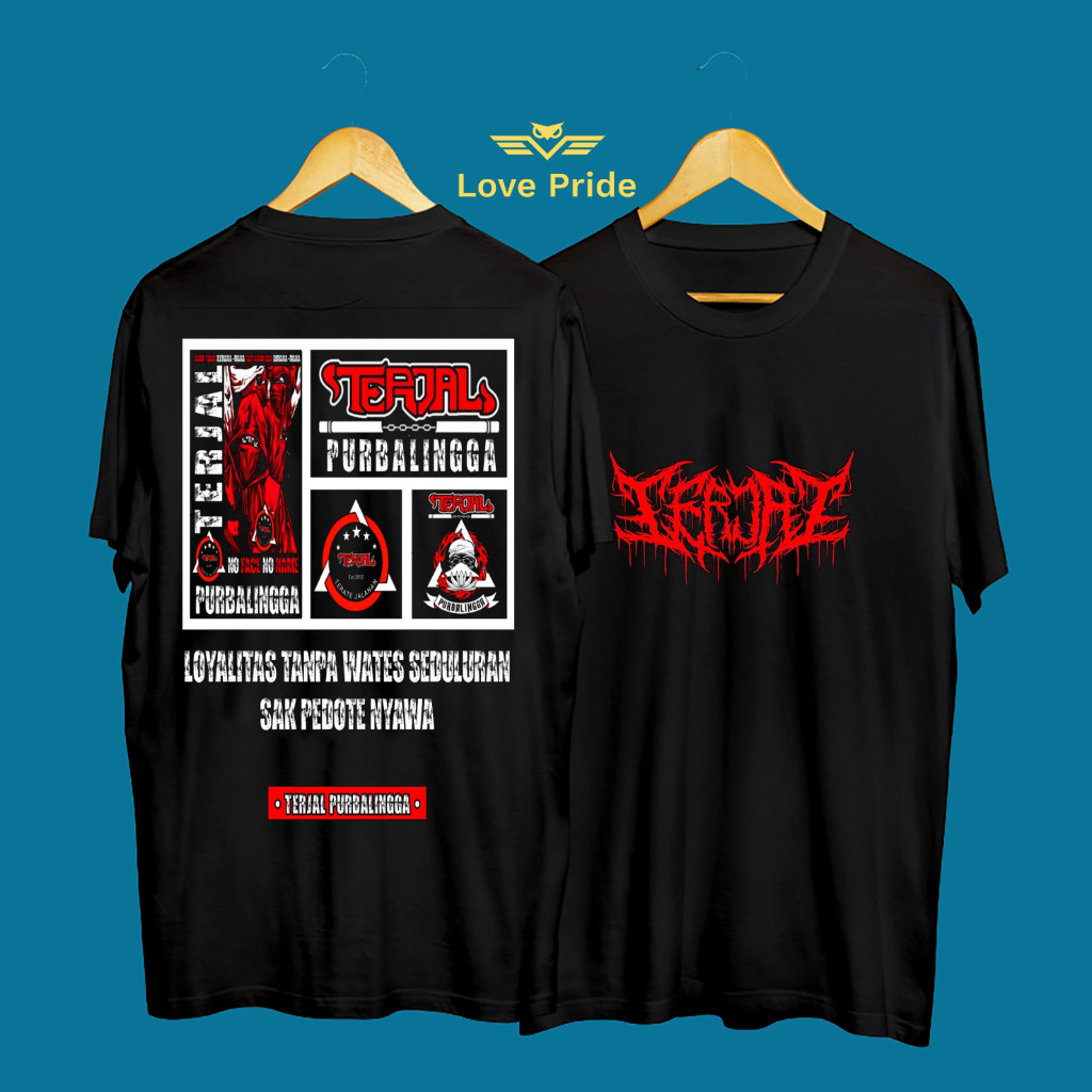 Kaos Tshirt Baju Distro PSHT Terjal Terate Loyalitas Tanpa Batas Seduluran Premium Terbaru