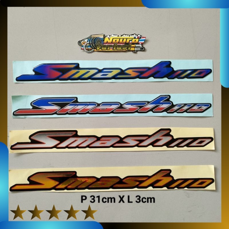Emblem Suzuki Smash 110 berkualitas Lightnaziashop
