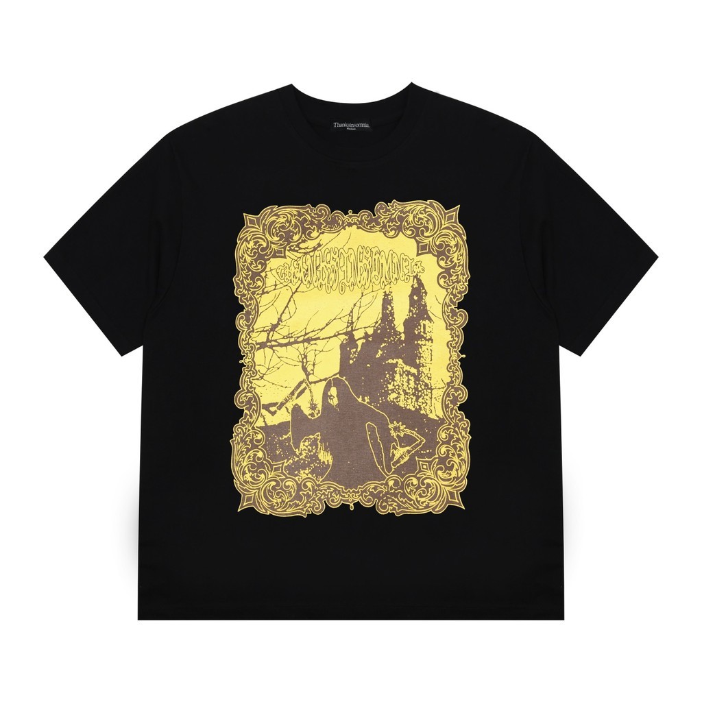 Boxy Fit T Shirt Original Kaos Georgina Black Thanksinsomnia