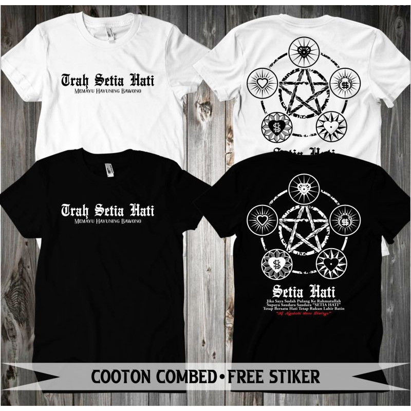 KAOS TRAH SETIA HATI KAOS SILAT KAOS SEDULURAN KAOS EYANG SURO