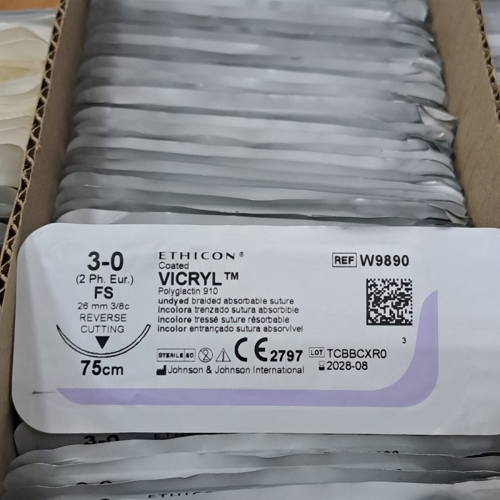 VICRYL 3/0 per pcs cutting