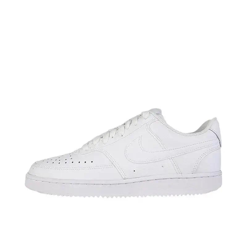 Nike Court Vision Low Versatile Casual Culture Durable Casual Sneakers for Women Skateboarding Shoes