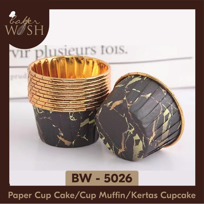 

Paper Cup Cake/Cup Muffin/Kertas Cupcake Gold Aluminium Foil