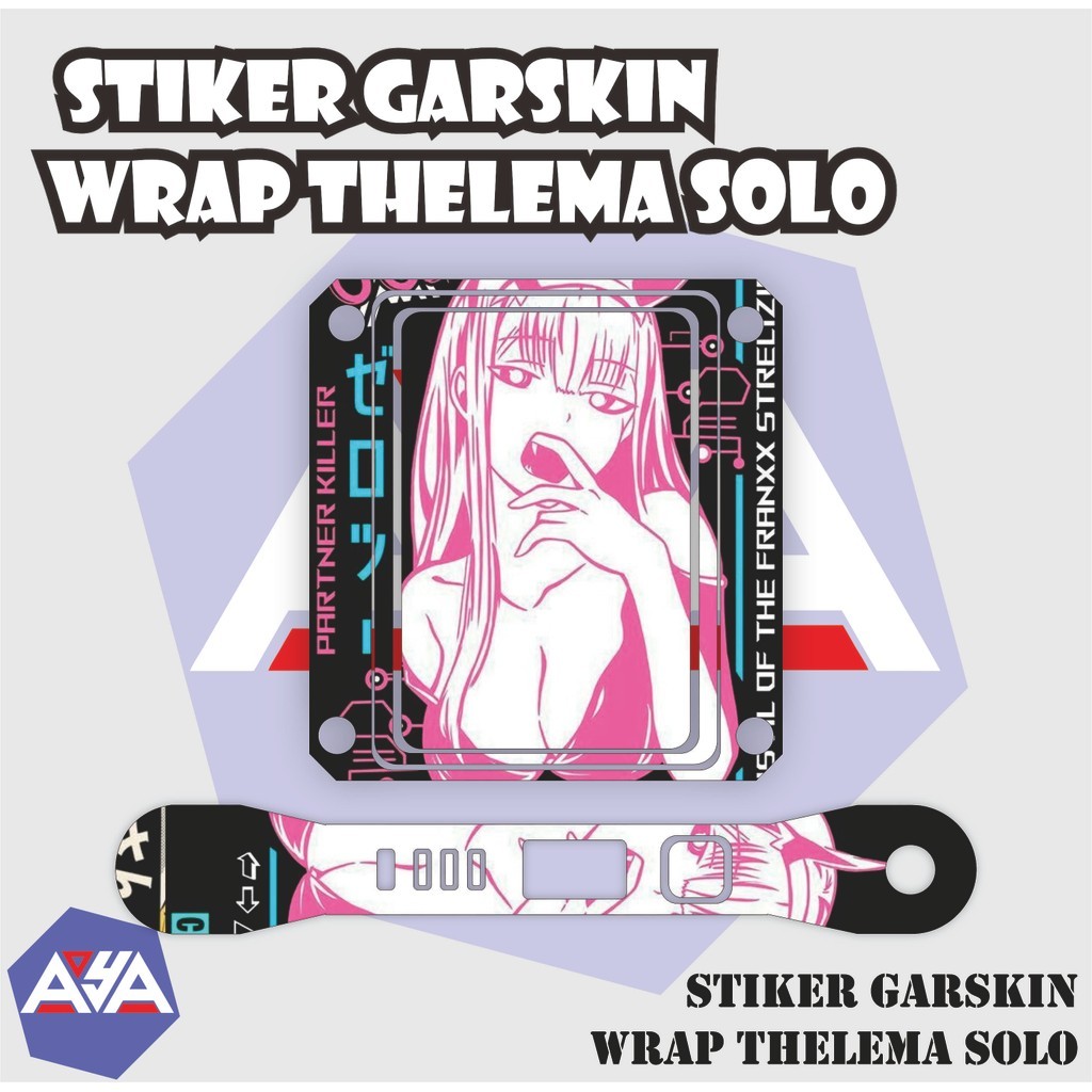 ⭐⭐⭐⭐⭐ SKIN Garskin Thelema Solo 100w girl pink /  request garskin wrap sticker