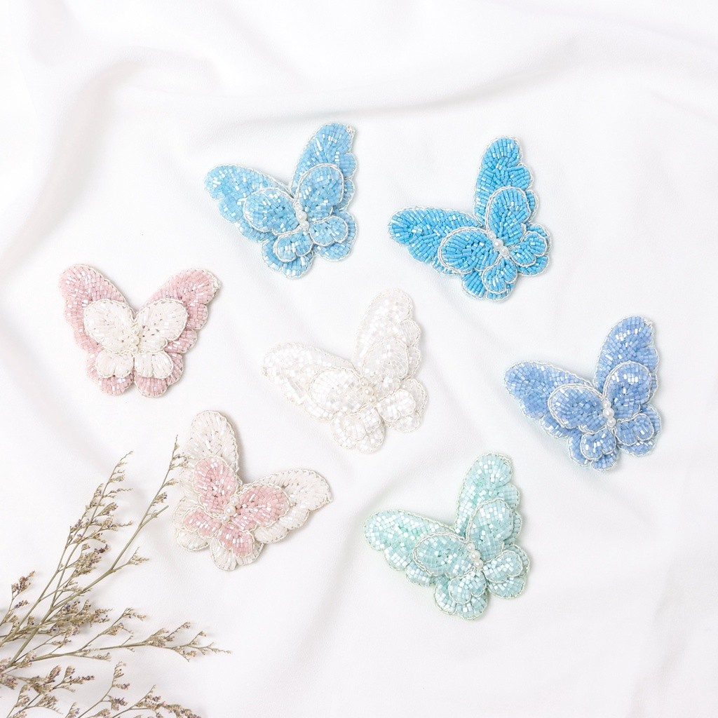 Syahrini Scarves - Butterfly Brooch Handmade