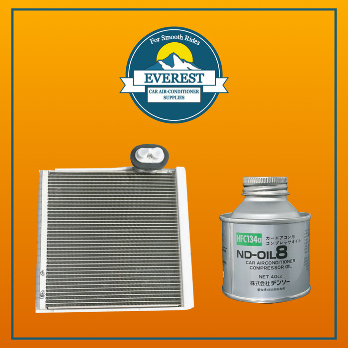 Paket Cooling Coil Camry All New / Alphard Velfire / Nav1 DENSO + Oli ND 8 ORIGINAL JAPAN 40cc