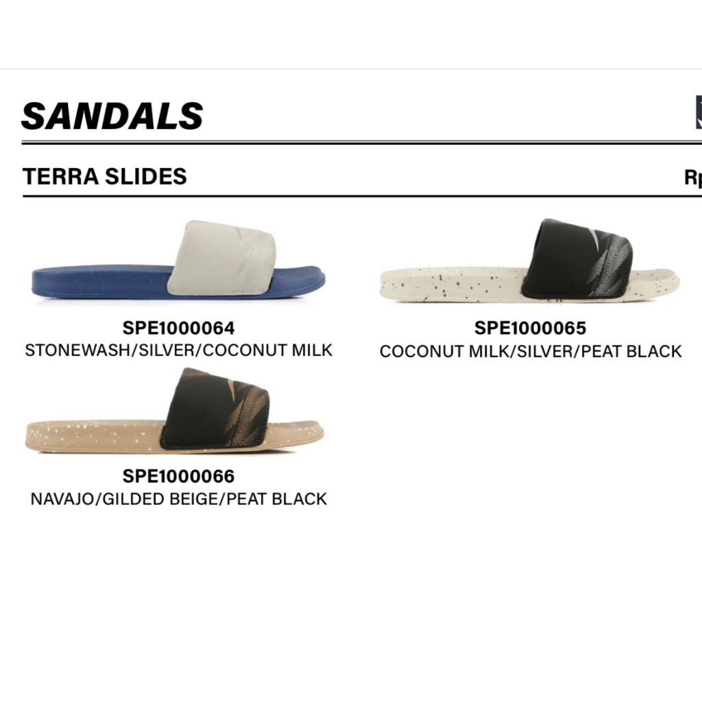 Sandal Specs TERRA SLIDES Original Sendal Specs