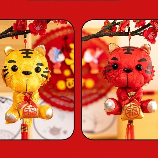 

GROSIR Boneka Macan Imlek Murah Dekorasi Sincia Kado Parcel Murah - WARNA RANDOM