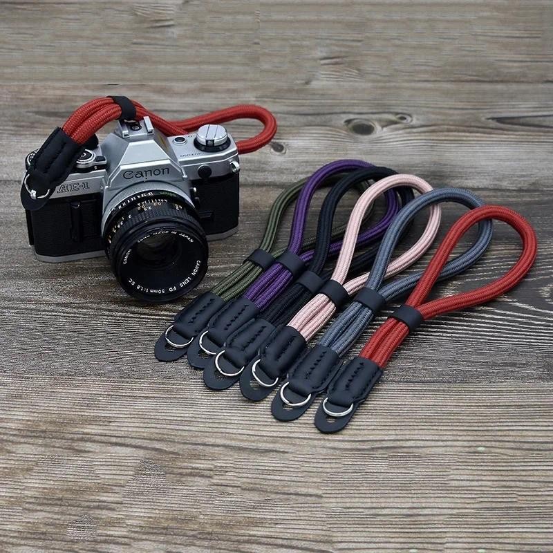 Nylon Camera Neck  Digital Camera Wrist Hand Strap Grip Braided Wristband For Canon Sony Leica Digit