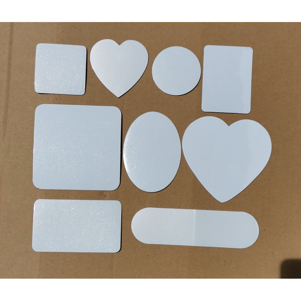 

Free Shipping 50pcs/lot Fridge Magnet Sublimation Blanks for Flat Heat Press Dye Ink Transfer
