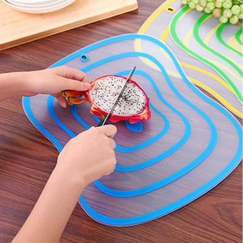 

1pc Non-slip Chopping Blocks Tool Flexible Transparent Cutting Board Kitchen PP Cutting Boards Classification Chopping Board