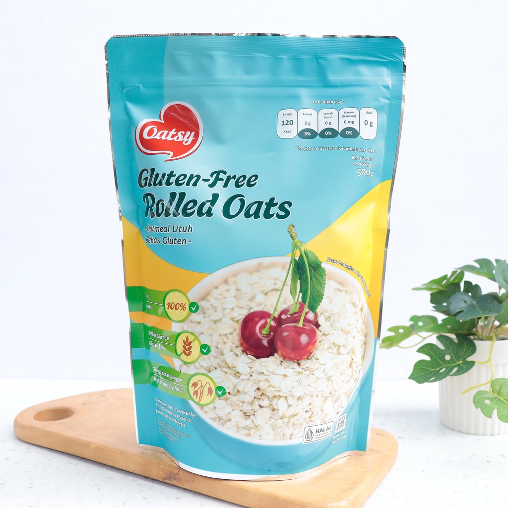 

500G Gluten Free Rolled Oats oatmeal utuh bebas gluten - OATSY