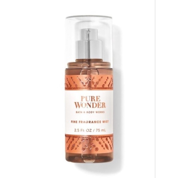 BBW FRAGRANCE MIST TRAVEL SIZE - PURE WONDER