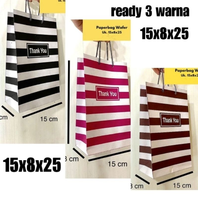 

PAPER BAG MOTIF ZEBRA 15x8x25