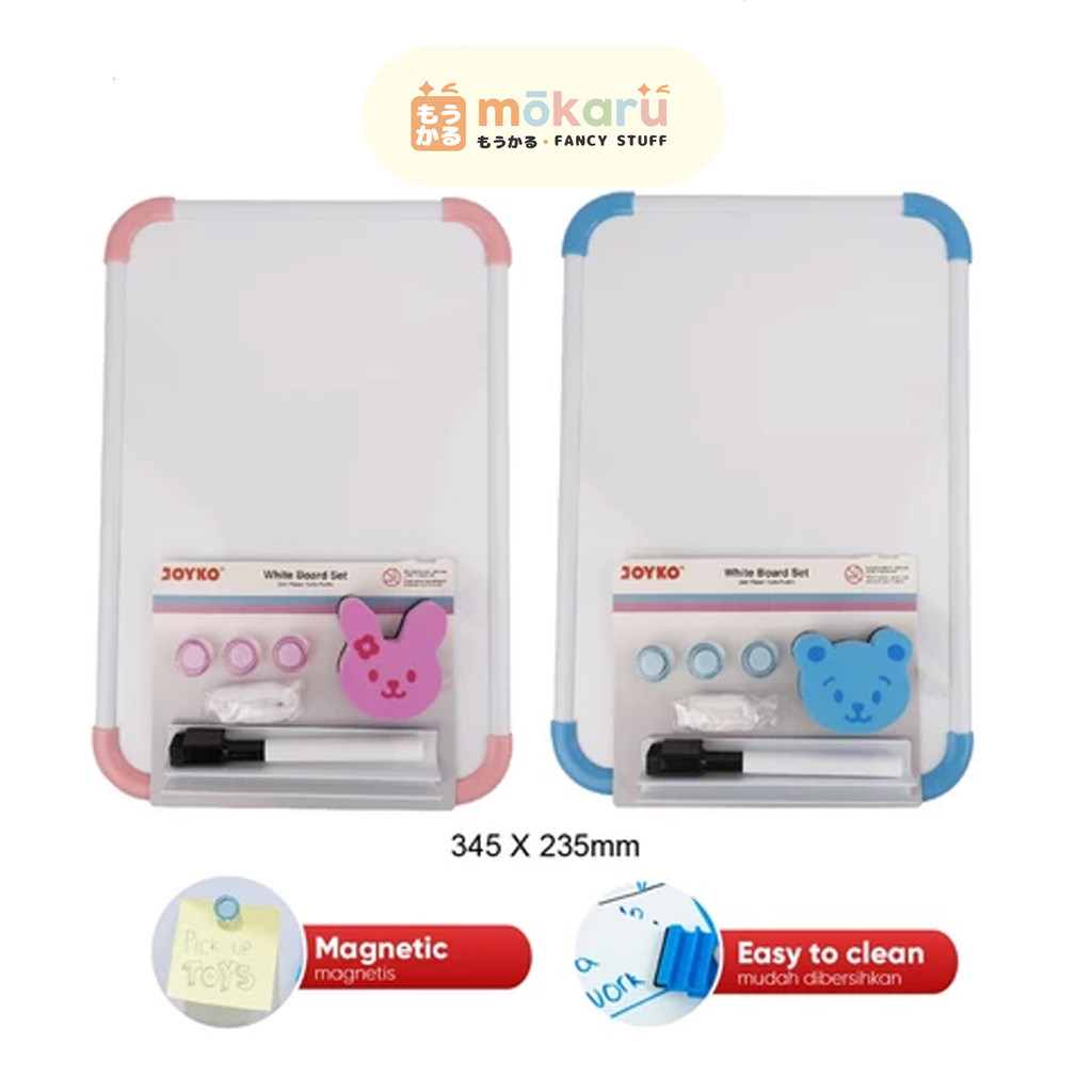 

Joyko Papan Tulis Putih Whiteboard WBS-160CO SET Lengkap Lucu Unik Berkualitas