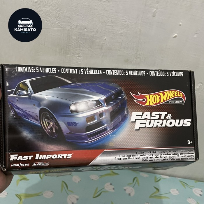 Hotwheels Fast Furious Fast Import Set Premium