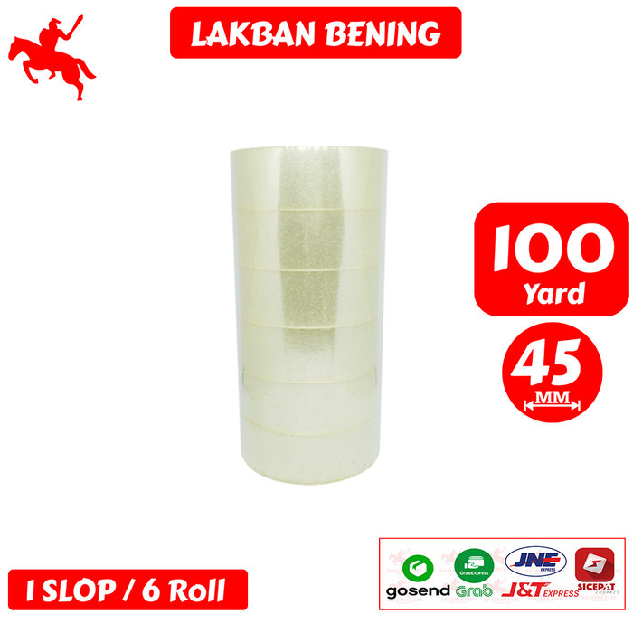 

Andma Lakban Bening KSATRIA Tape 100 Yard (1 Slop)