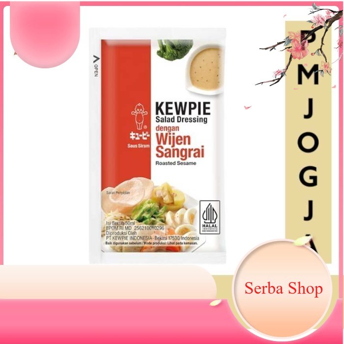 

Kewpie Salad Dressing Wijen Sangrai 50ml / saus salad roasted sesame saset sachet