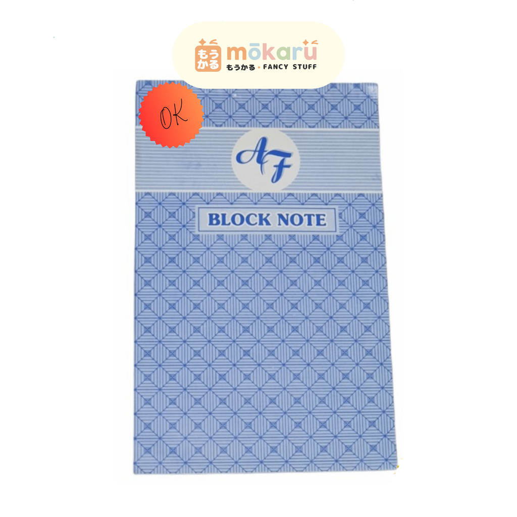 

AF Buku Block Note 5 Garis (Kecil) / Kertas Murah Berkualitas