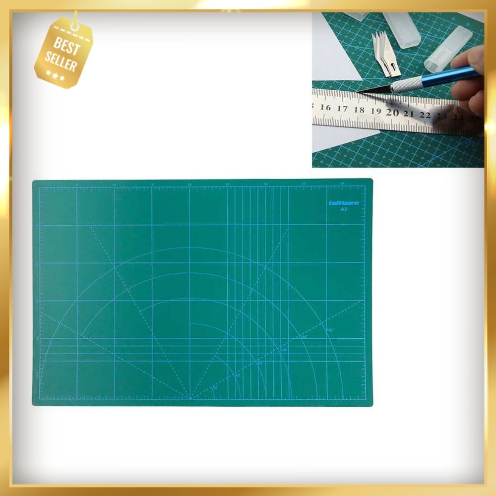 

Taffware Alas Potong Work Cutting Mat Pad A3 45x30cm - GKSA3