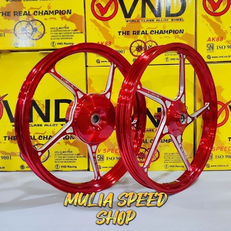 VND Velg AK 55 F : 140x17 & R : 160x17 Vario 125/ Vario 150 Mjs Speed Shop