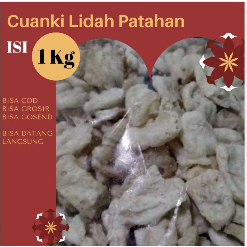 

PROMO JUAL MURAH CUANKI LIDAH PATAHAN 150gr - 600gr - 1kg - TOPING seblak - baso Aci - baso cuanki