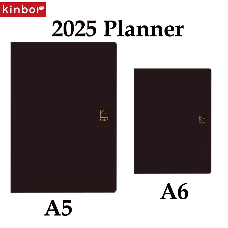 

Kinbor 2025 Annual Yearly Planner Journal A5 A6 Notebook 52g Ba Chuan Paper Week Month Planning Note Taking Book To Do List