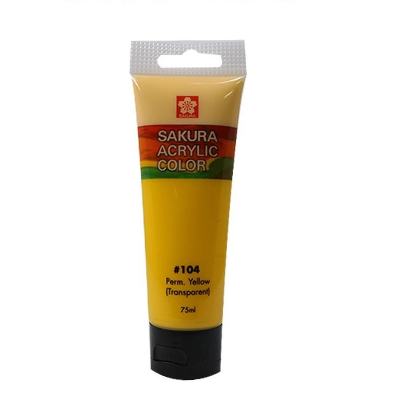 

Gramedia Surabaya - ACRYLIC SAKURA 75ML XAC75-104 PERMANENT YELLOW