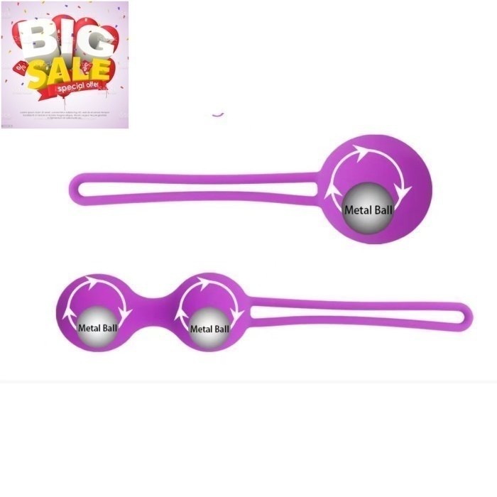 

Promo Pengguna Baru Terlaris Premium Silicone Kegel Ball With Metal Balls Inside / Bola Senam Kegel - Small ~ ratukndm.id