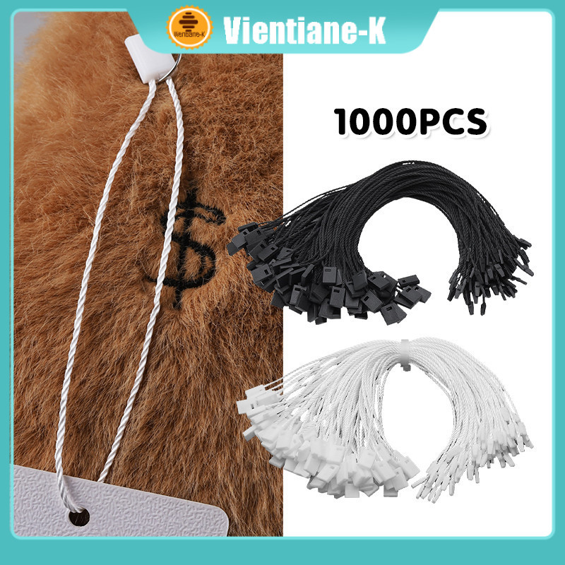 

1000 PCS Tali Hang Tag / Tali Hang Tag / Tali Label Baju / Tali Label Pakaian / Tali Benang