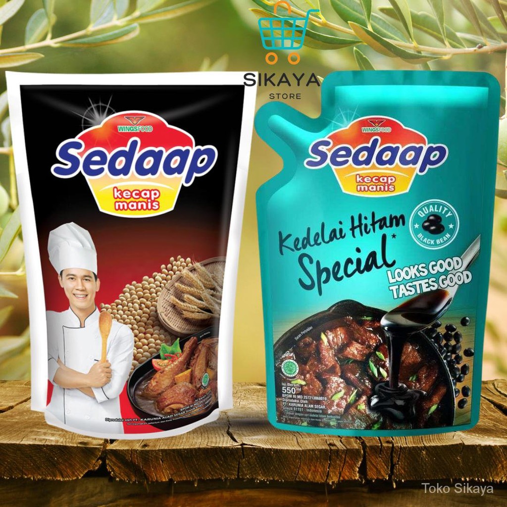 

Kecap Sedap 550ml / Sedaap Manis Kedelai Hitam