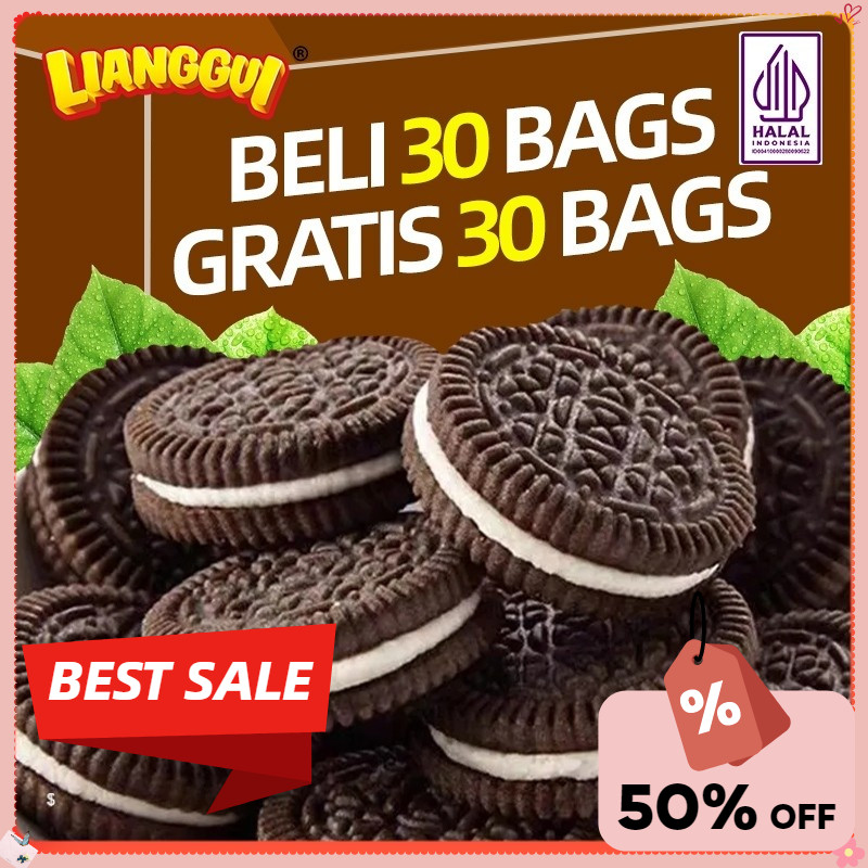 

[Jaminan kualitas] Hampers Lebaran Idul Fitri Lianggui Classic Milk Biskuit Cookie 300g - Beli 30 Gratis 30 | Camilan Enak untuk Anak Sekolah, Snack Renyah & Praktis, Cocok untuk Cemilan Lebaran